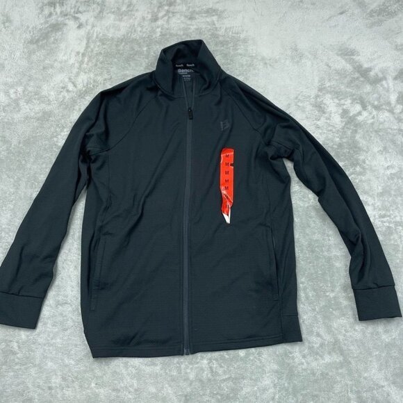 Bench Urbanwear Full-Zip Mens Black Jacket Size M a1252 - Picture 1 of 8